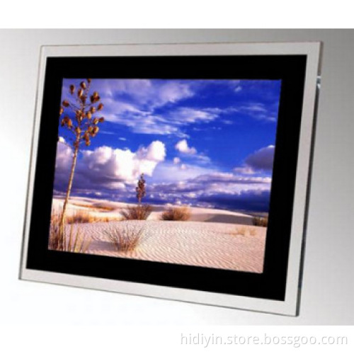 High quality arylic square digital picture frame 12 inch